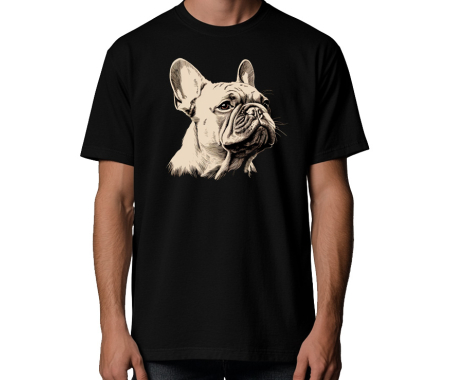 Koszulka Bulldog ,100% bawełna luźna koszulka, t-shirt